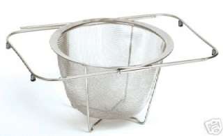 Norpro 18/10 Stainless Steel Expandable Over the Sink Colander/Steamer 