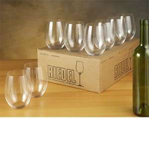 New Riedel O Red White Wine Tumblers Glasses 12 pcs  