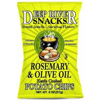 Deep River Snacks Kettle Chips, Rosemary & Olive Oil, 2 Ounce Bags 