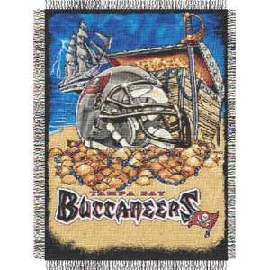  Tampa Bay Buccaneers NFL Woven Tapestry Throw Sports 