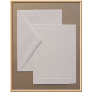 A7 Cream Blank Flat Panel Invitation Paper or Announcment Cards 