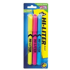  Avery Pen Style HI LITER, Assorted, Pack of 3 (25860 