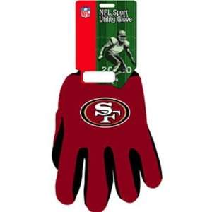  BSS   San Francisco 49ers NFL Two Tone Gloves Everything 