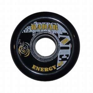  Radar Energy roller skate wheels 62mm wheels   Black 