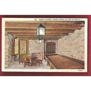  Postcard, French Castle Interior Old Fort Niagra, N.Y 