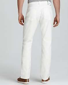 Brand Kane Jeans in Mast White  Straight Fit