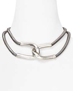 Giles & Brother Cortina Silver Snake Chain Necklace, 17