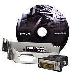 PNY GeForce 8400GS 512MB DDR2 PCI DVI/VGA Low Profile Video Card w 
