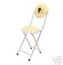 NWT NEW Sanrio Chococat Stainless Steel Folding Round Stool Chair 