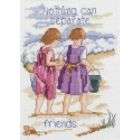 JANLYNN Nothing Can Separate Friends Mini Counted Cross Stitch Kit 5 