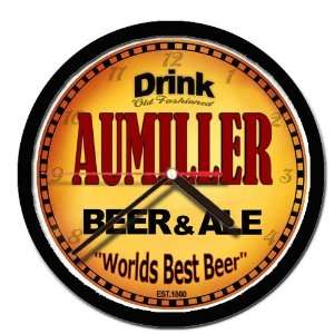  AUMILLER beer and ale wall clock 
