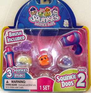 Squinkies Squinkie Doos Series 2 w/ 3 Squinkies NEW  