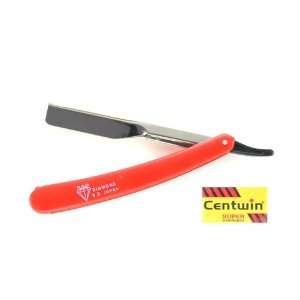 Straight Razor with Blades Pack   Red