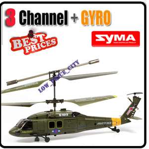   SYMA 3.5 Channel RC Remote Control Apache RFT Gyro Mini Helicopter