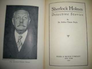 SHERLOCK HOLMES DETECTIVE STORIES by ARTHUR CONAN DOYLE 1ST EDITION 