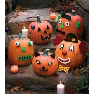  Colorful Wooden Pumpkin Decorating Kit Toys & Games