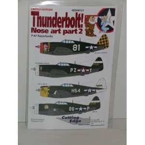   Thunderbolt Nose Art Part 2    Model Aircraft Decals 