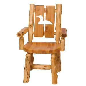 Log Cut Out Arm Chair   Loon 