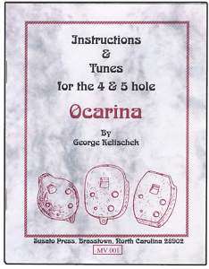 NEW OCARINA INSTRUCTIONS AND TUNES PAMPHLET [2503]  
