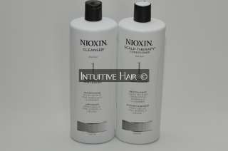Nioxin System #1 Shampoo + Conditioner   1L, 33.8 fl oz  