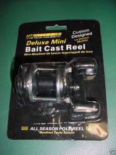 Three HT Deluxe Mini Bait Cast Reels (NIP)  