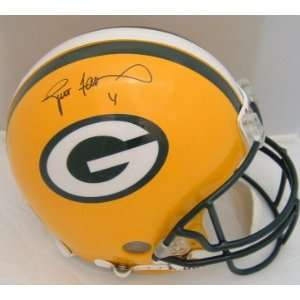  Brett Favre Signed Green Bay Packers Proline Helmet 