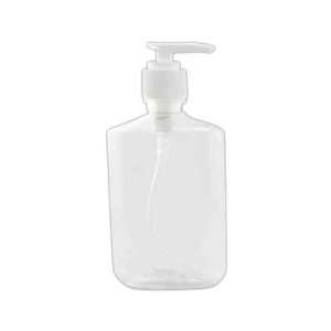  Custom, empty 8 oz. clear contempo oval bottle with lotion 