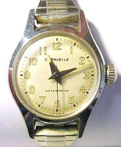 Caravelle by Bulova ~ 1963 Vintage Womens Wristwatch EXC  