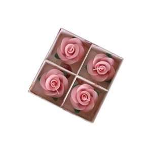 Rose Candles with Lotka Paper Gift Box. Pink Rose Aromatherapy Candles 