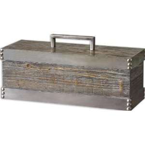  Uttermost 8 Lican, Box Tural Wood With A Light Chestnut 