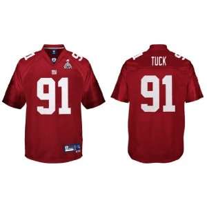  2012 Super Bowl Giants #91 Tuck red jerseys size 48 56 