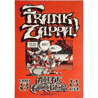 Frank Zappa Cal State Fullerton Concert poster 1968