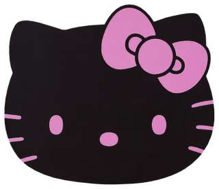   Kitty Black & Pink Car or Floor Mat Nice & Thick Rubber Rare  