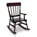 Lipper International High Back Pine Childs Rocking Chair, Cherry 