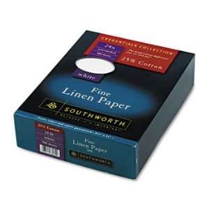  Southworth® Fine Linen Paper PAPER,LINEN25% COT 24#,WE 