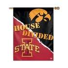   Banner / Vertical Flag   Iowa vs. Iowa State House Divided