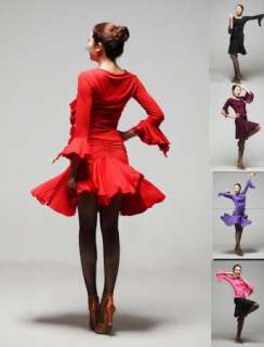   salsa tango rumba Cha cha ballroom dance dress dance top skirt costume