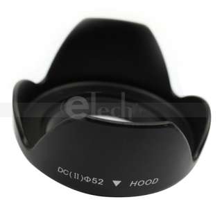 52mm Flower Camera Lens Hood for Nikon D5000 D3000 D3X  