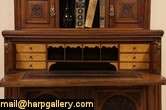 secretary desk with a bookcase top was often called a Butlers desk 