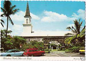 Hawaii Big Island Mokuaikaua Church Kailua Kona 1974  