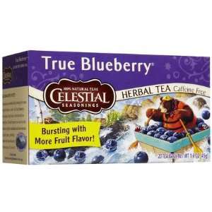  True Blueberry Tea Bags, 20 ct, 6 ct (Quantity of 2 