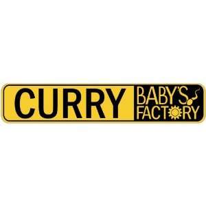   CURRY BABY FACTORY  STREET SIGN