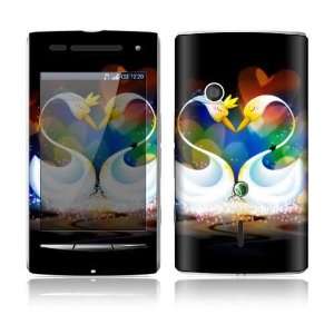 Sony Ericsson Xperia X8 Decal Skin   Swan Sweethearts 