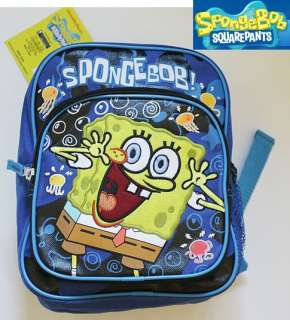 NWT Sponge Bob Squarepants Mini Backpack 100% Authentic  