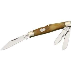 Rough Rider Knives 1074 Lockback Whittler Knife with Tobacco Smooth 