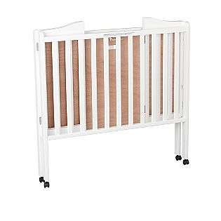 Portable Mini Crib in White  Delta Childrens Baby Furniture Cribs 