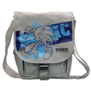 Sonic the Hedgehog Sonic Line Art Grey Messenger Bag  