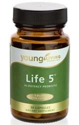 YOUNG LIVING Essential Oils   Life 5   30 Capsules NIB  