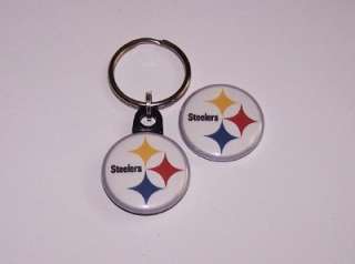 Pittsburgh Steeler/NFL Mini Keyring/Button Zipper Pull  