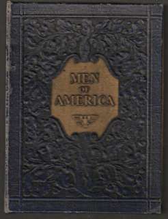 1929 Steven Davis Men of America Card Book Storage Box Case Rare 